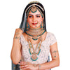 Green Color Kundan Dulhan Set (BDL270GRN)