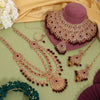 Maroon Color Kundan Dulhan Set (BDL273MRN)