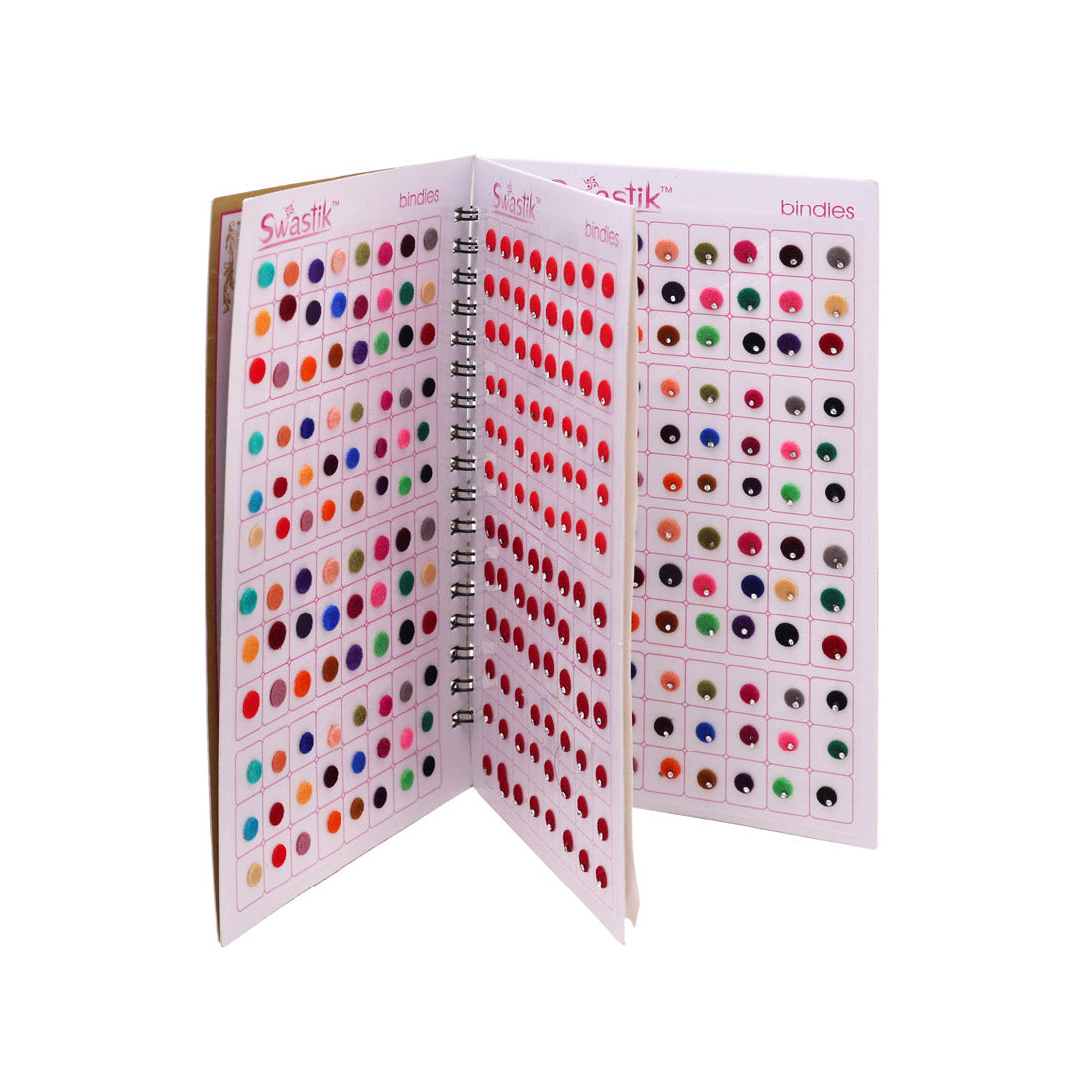 Assorted Color Bindi Book For Women & Girls- Total Pieces- 576 (BND263CMB)