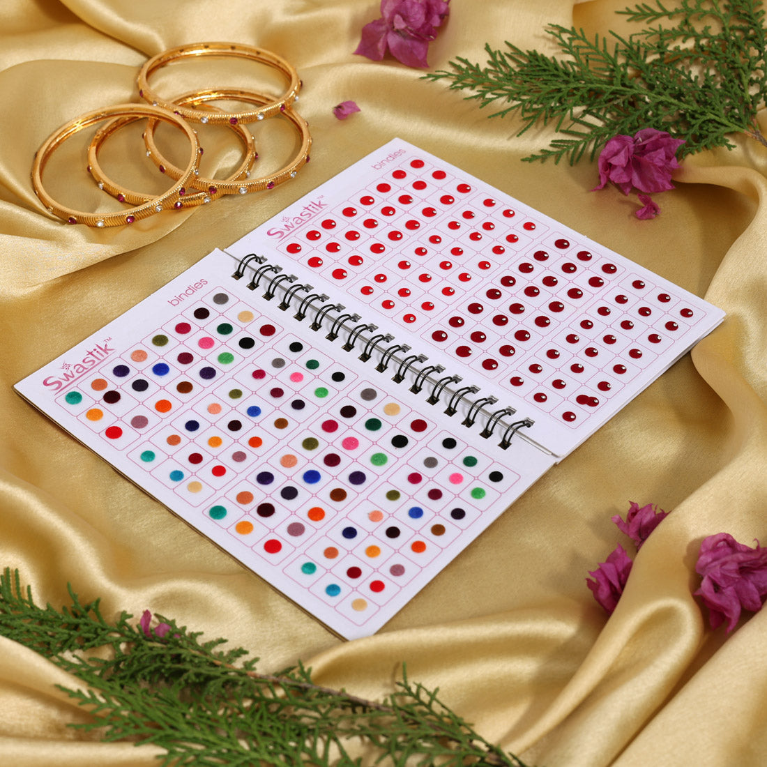Assorted Color Bindi Book For Women & Girls- Total Pieces- 576 (BND263CMB)