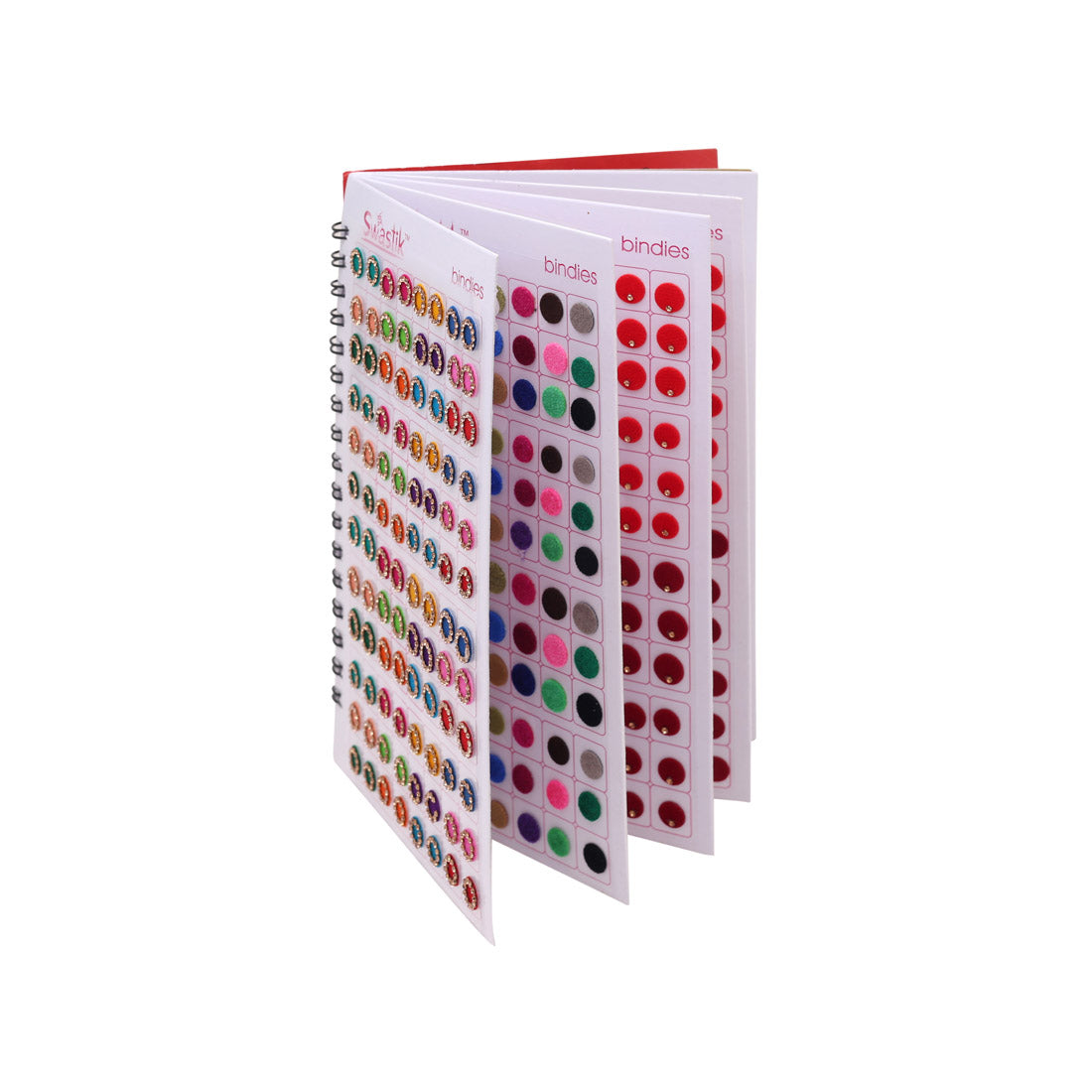 Assorted Color Bindi Book For Women & Girls- Total Pieces- 576 (BND265CMB)