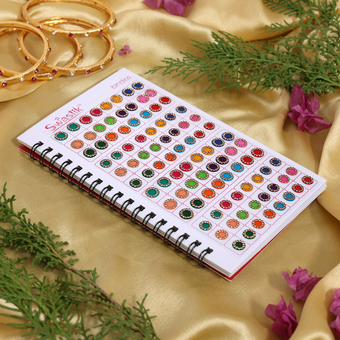 Assorted Color Bindi Book For Women & Girls- Total Pieces- 576 (BND265CMB)