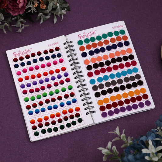 Assorted Color Bindi Book For Women & Girls- Total Pieces- 960