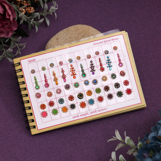 Assorted Color Bindi Book For Women & Girls- Total Pieces- 300