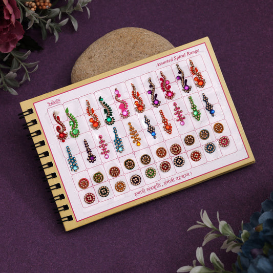 Assorted Color Bindi Book For Women & Girls- Total Pieces- 300
