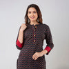 Black Color Straight Kurta (CK206BLK-L)