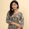 Grey Color Anarkali Kurta (CK213GRY-L)