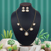 White Color American Diamond Necklace Set (CZN1003WHT)