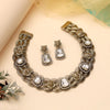 White Color American Diamond Necklace Set (CZN1010WHT)