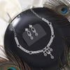 Purple Color American Diamond Necklace Set (CZN1023PRP)