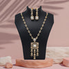 White Color American Diamond Necklace Set (CZN1025WHT)