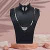 Black Color American Diamond Necklace Set (CZN1029BLK)