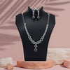 Green Color American Diamond Necklace Set (CZN1032GRN)