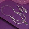 Pink Color American Diamond Necklaces Set (CZN1048PNK)