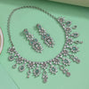 Pink & Pista Green Color American Diamond Necklaces Set (CZN1053PNKPGRN)