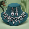 Ruby Color American Diamond Necklaces Set (CZN1053RUBY)