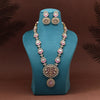 Pink Color Premium Quality Moissanite Kundan Necklace Set (CZN1070PNK)