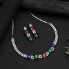 Multi Color American Diamond Necklaces Set