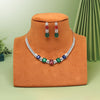 Multi Color American Diamond Necklaces Set