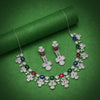 Multi Color American Diamond Necklaces Set