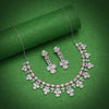 Pink Color American Diamond Necklaces Set