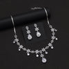 Silver Color American Diamond Necklaces Set