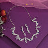 Blue Color American Diamond Necklace Set (CZN901BLU)