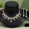 White Color American Diamond Necklace Set (CZN921WHT)