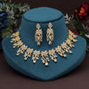 White Color American Diamond Necklace Set (CZN951WHT)