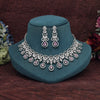 Light Pink Color American Diamond Necklace Set (CZN960LPNK)