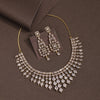 White Color American Diamond Necklace Set (CZN970WHT)