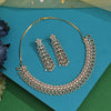 White Color American Diamond Necklace Set (CZN975WHT)