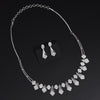 Silver Color American Diamond Necklace Set (CZN999SLV)