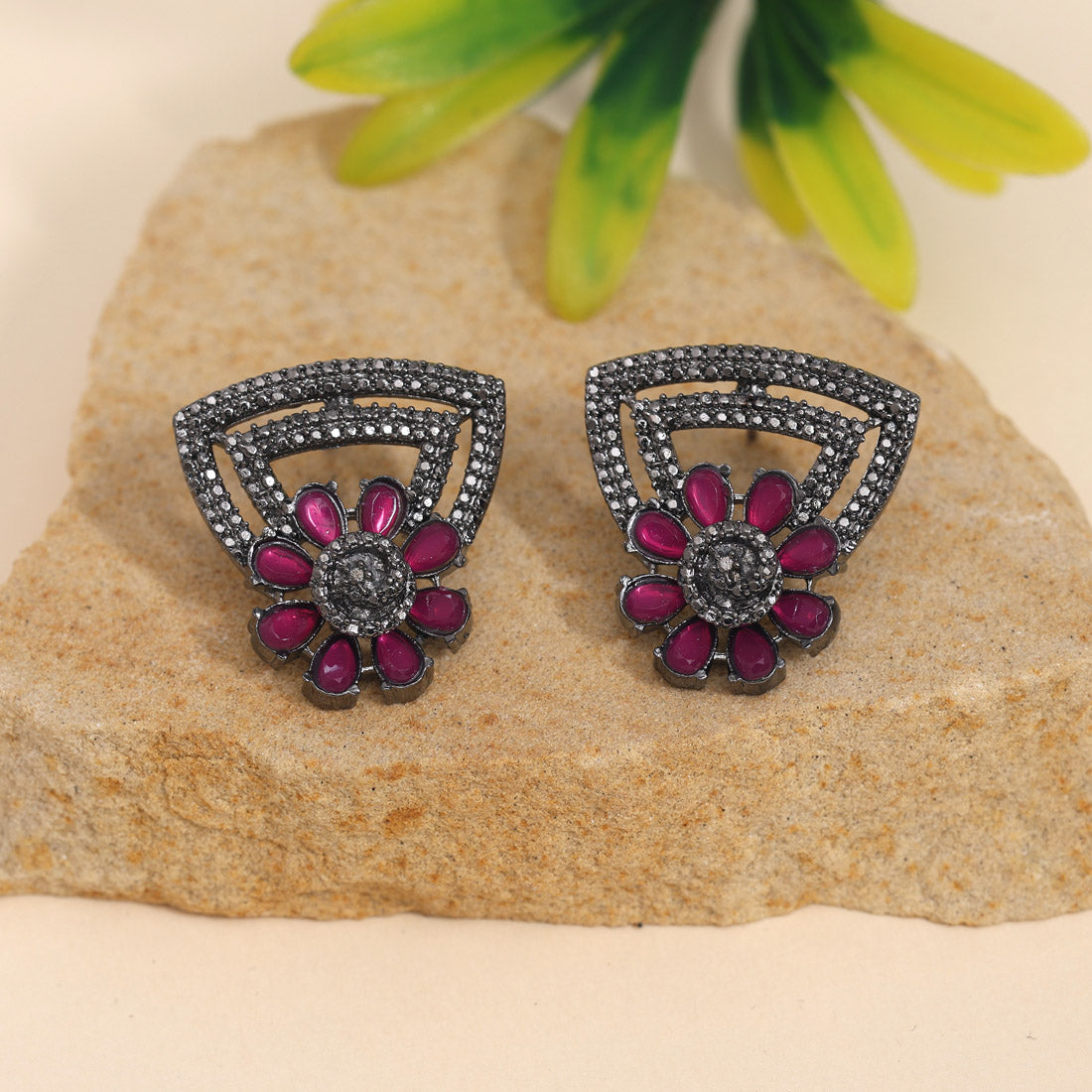 Assorted Color 11 Pairs Of Black Antique Earrings (DRKDE121CMB)