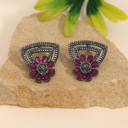 Assorted Color 11 Pairs Of Black Antique Earrings (DRKDE121CMB)