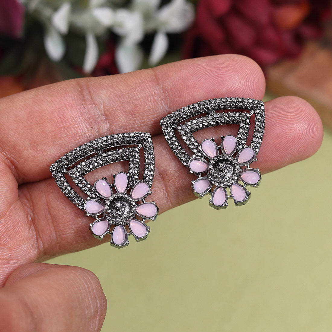 Assorted Color 11 Pairs Of Black Antique Earrings (DRKDE121CMB)