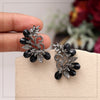 Black Color Black Antique Earrings (DRKDE171BLK)