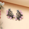 Pink Color Black Antique Earrings (DRKDE171PNK)