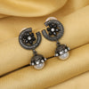 Black Color Black Antique Earrings (DRKDE173BLK)