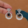 Black Color Fashion Earrings (FE102BLK)