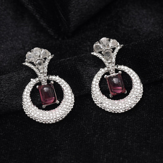 Pink Color Fashion Earrings (FE102PNK)