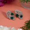 Green Color Fashion Earrings (FE103GRN)