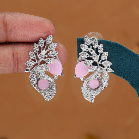Pink Color Fashion Earrings (FE103PNK)