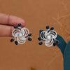 Black Color Fashion Earrings (FE104BLK)