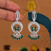 Green Color Fashion Earrings (FE105GRN)