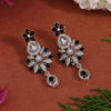 Black Color Fashion Earrings (FE106BLK)