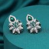 Green Color Fashion Earrings (FE109GRN)