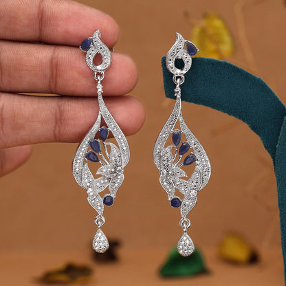 Blue Color Fashion Earrings (FE110BLU)