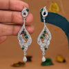 Green Color Fashion Earrings (FE110GRN)