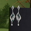 Green Color Fashion Earrings (FE110GRN)